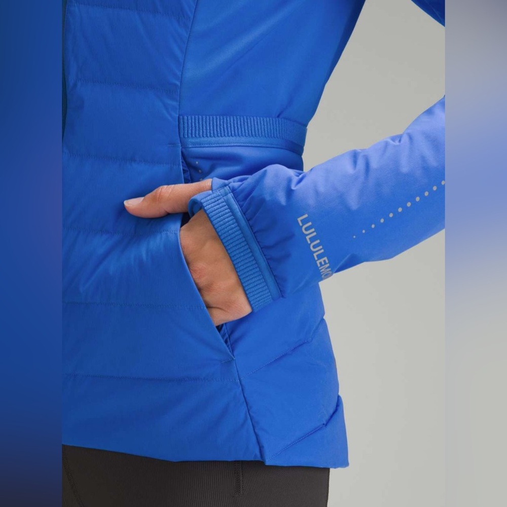 NWOT Lululemon Down for It All Jacket Pipe Dream Blue ! - Picture 3 of 9